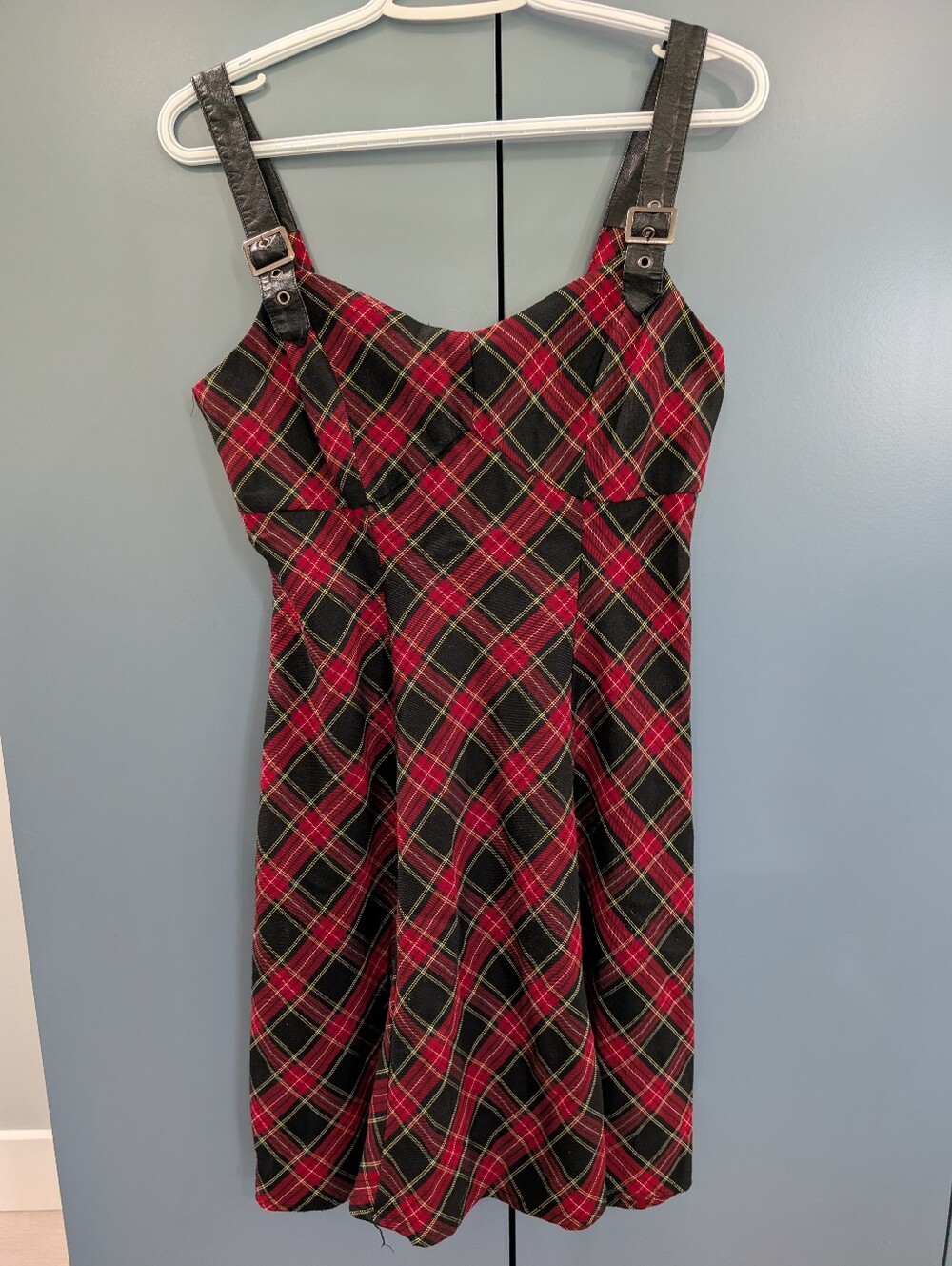 Hot Topic Red Plaid Dress